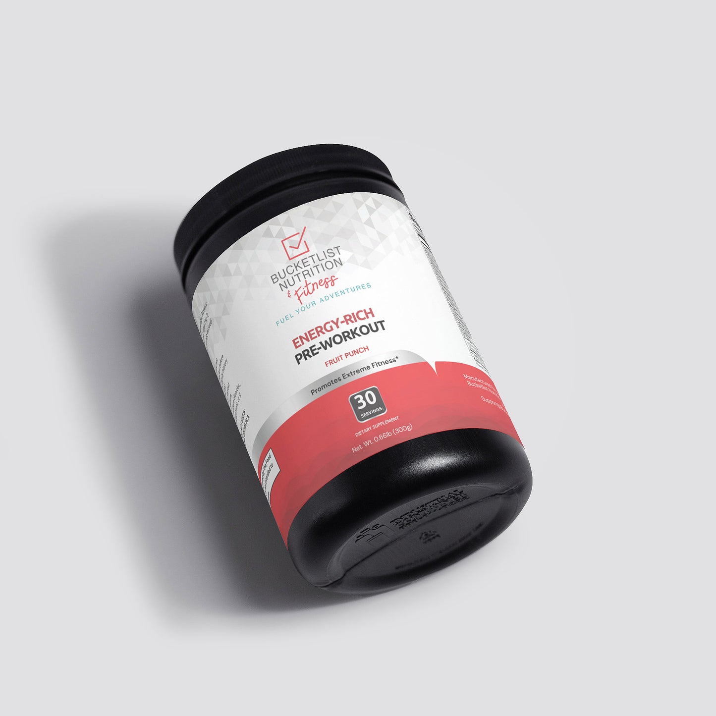 Energy-Rich Pre-Workout Powder (Fruit Punch)