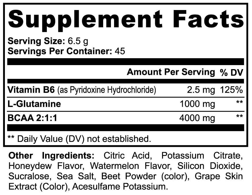 BCAA + RECOVERY - Watermelon