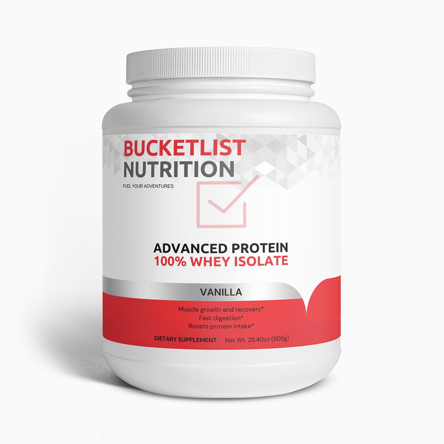 Advanced Protein 100% Whey Isolate (Vanilla)