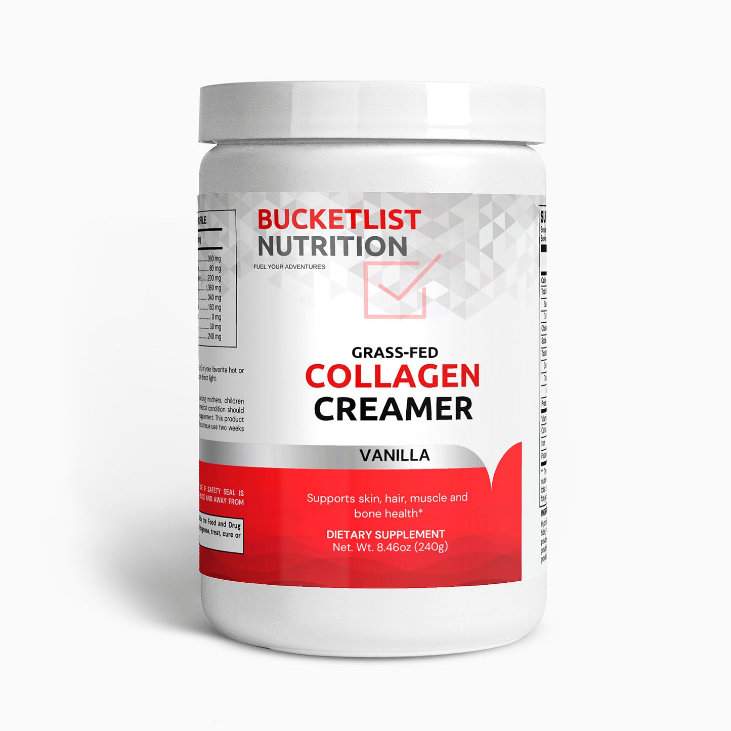 Grass-Fed Collagen Creamer (Vanilla)