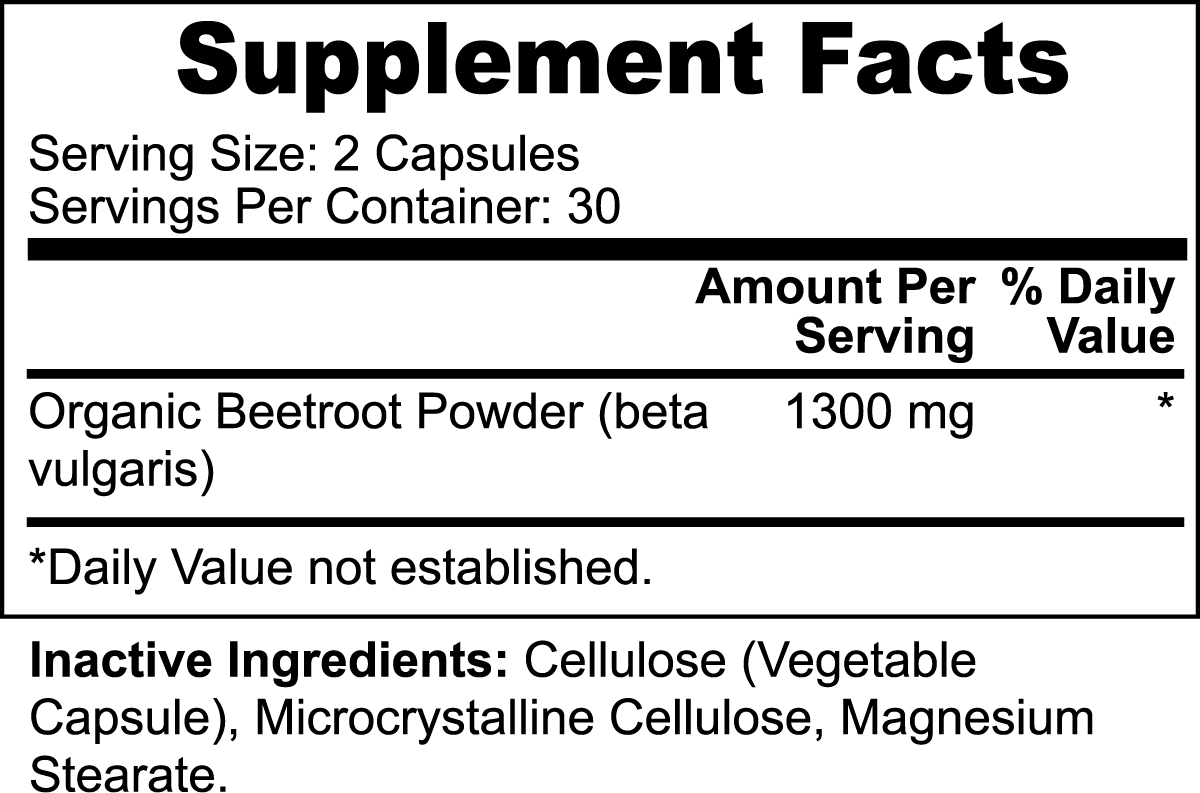 Beet Root Capsules