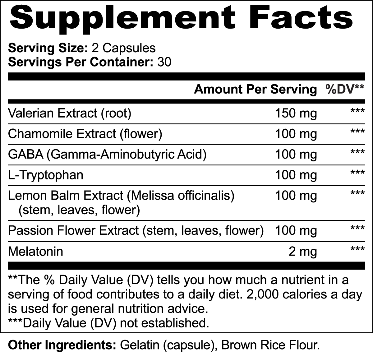 Sleep Aid Formula